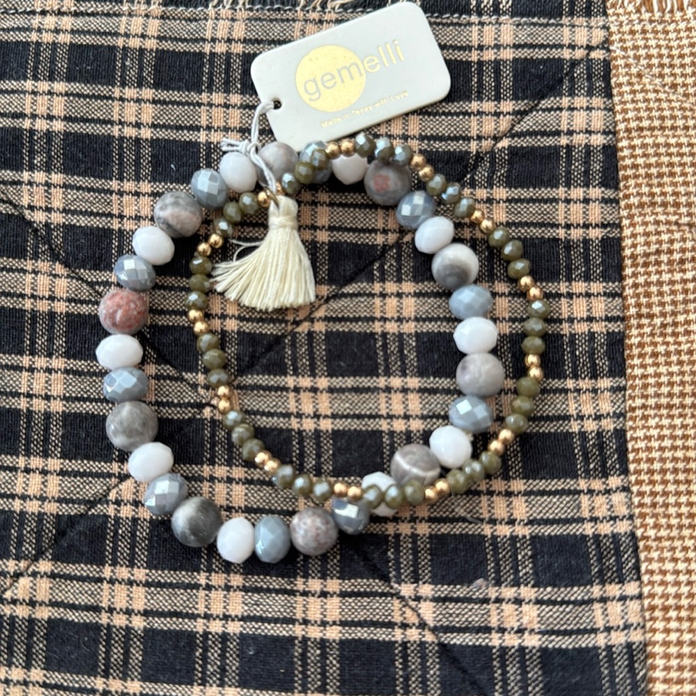 NWT Beaded Stretch Bracelets